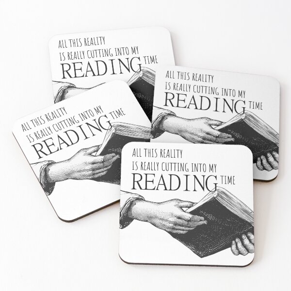 Item preview, All This Reality Is Really Cutting Into My Reading Time designed and sold by john-ess.