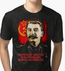 Allied Nations - Joseph Stalin Tri-blend T-Shirt