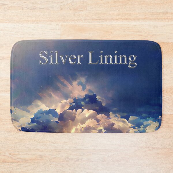 Item preview, Cloud with silver lining motivational phrase designed and sold by janesg.