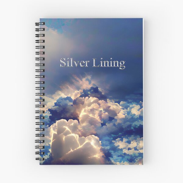 Item preview, Cloud with silver lining motivational phrase designed and sold by janesg.