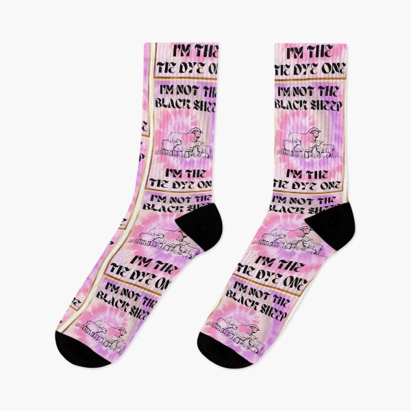 Item preview, Not The Black Sheep Im The Tie Dye One designed and sold by BookOfE.