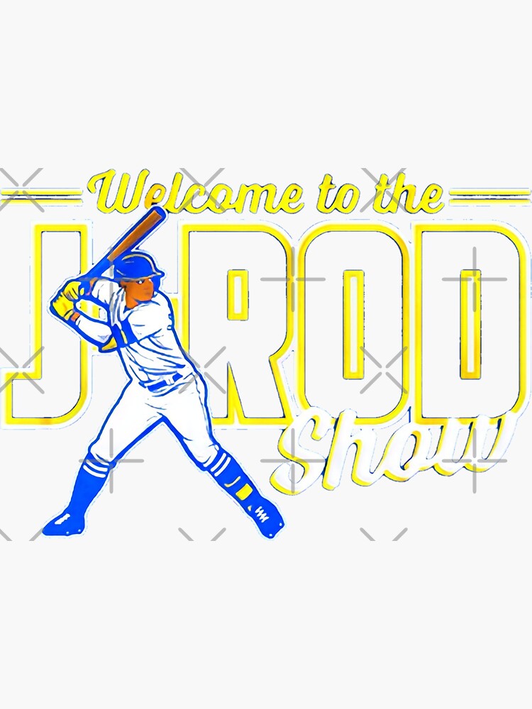 Julio Rodriguez: Welcome to The j-rod Show, Youth T-Shirt / Royal / Medium - MLB - Royal - Sports Fan Gear | breakingt