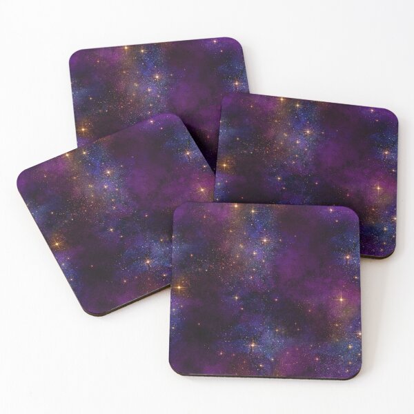 Item preview, astronomy galaxy space seamless pattern starry firmament designed and sold by Hartics.
