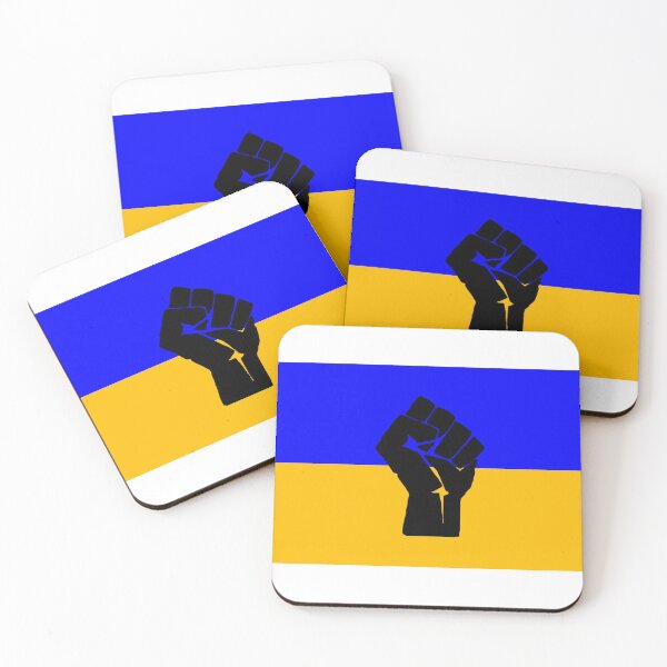 Item preview, Ukraine Flag with Fist designed and sold by Nerdy-Tees.