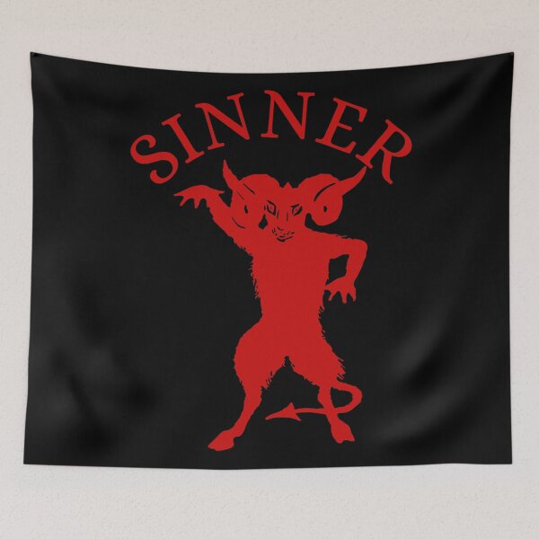 Item preview, Sinner - Satanic goat - cool motorcycle helmet design designed and sold by yoshra.