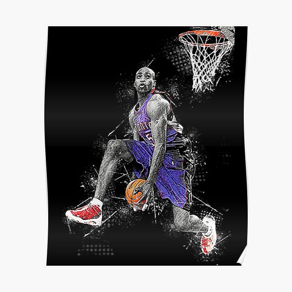 MasonArts Vince Carter 24inch x 35inch Silk Poster Dunk and Shot Wallpaper  Wall Decor Silk Prints for Home and Store