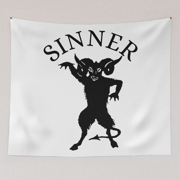 Item preview, Sinner - Satanic goat - cool motorcycle helmet design designed and sold by yoshra.