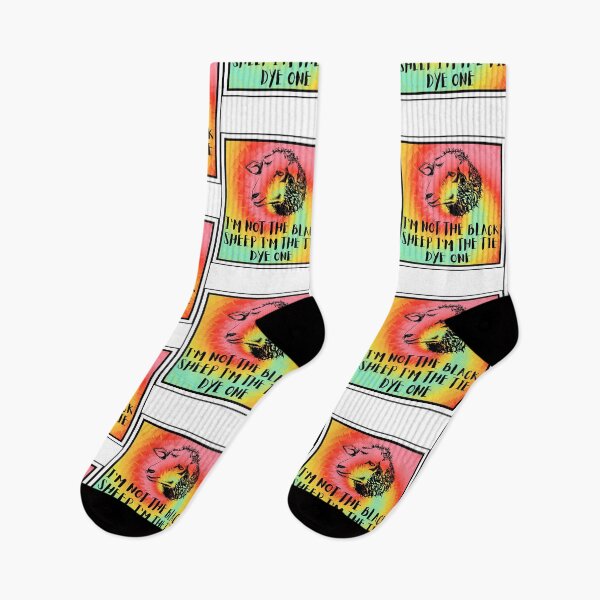 Item preview, Not The Black Sheep Im The Tie Dye One designed and sold by BookOfE.
