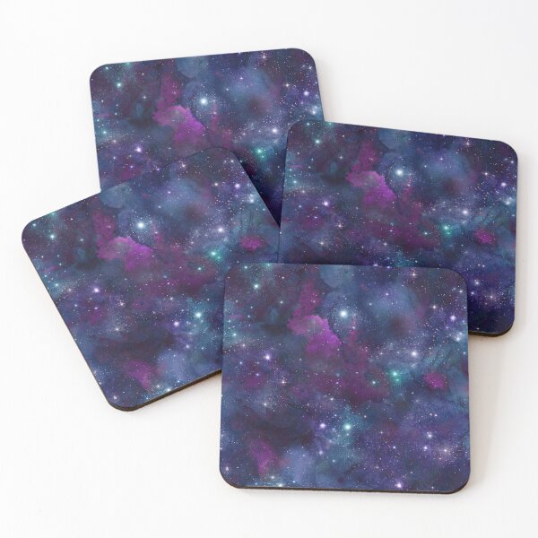 Item preview, astronomy galaxy space seamless pattern starry firmament designed and sold by Hartics.