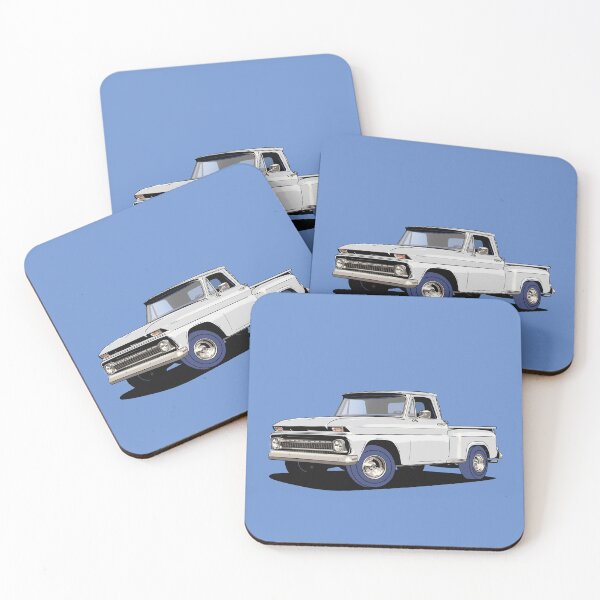 Item preview, Chevy C10 Pickup Truck in White designed and sold by Webazoot Industries - Car Art.