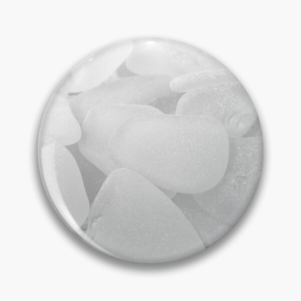 Item preview, White Sea Glass - Calming Minimalist Calm Space Minimalism - Appearance Light Gray Beach Glass - Photo 7 of 8 designed and sold by Beachy.