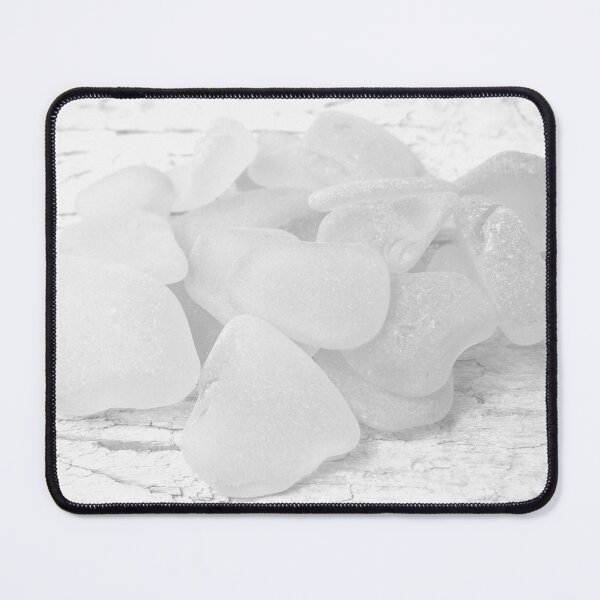 Item preview, White Sea Glass - Calming Minimalist Calm Space Minimalism - Appearance Light Gray Beach Glass - Photo 7 of 8 designed and sold by Beachy.