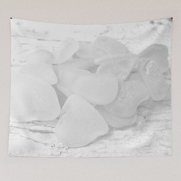 Item preview, White Sea Glass - Calming Minimalist Calm Space Minimalism - Appearance Light Gray Beach Glass - Photo 7 of 8 designed and sold by Beachy.