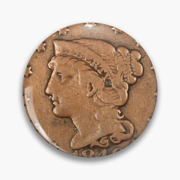 Item preview, 1849 Large Cent designed and sold by coinsxcrochet.