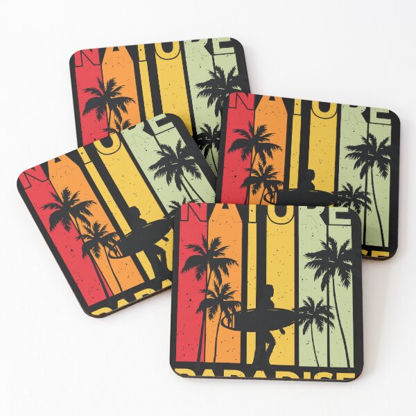 Item preview,  Nature paradise surf sunset retro vintage style designed and sold by Slaystyle.