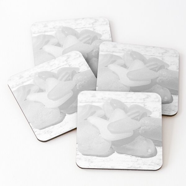 Item preview, White Sea Glass - Calming Minimalist Calm Space Minimalism - Appearance Light Gray Beach Glass - Photo 8 of 8 designed and sold by Beachy.