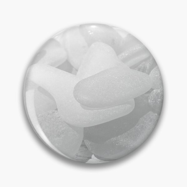 Item preview, White Sea Glass - Calming Minimalist Calm Space Minimalism - Appearance Light Gray Beach Glass - Photo 8 of 8 designed and sold by Beachy.
