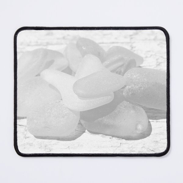 Item preview, White Sea Glass - Calming Minimalist Calm Space Minimalism - Appearance Light Gray Beach Glass - Photo 8 of 8 designed and sold by Beachy.