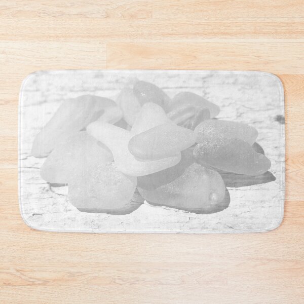 Item preview, White Sea Glass - Calming Minimalist Calm Space Minimalism - Appearance Light Gray Beach Glass - Photo 8 of 8 designed and sold by Beachy.
