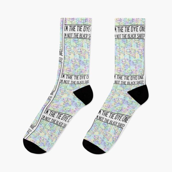Item preview, Not The Black Sheep Im The Tie Dye One designed and sold by BookOfE.