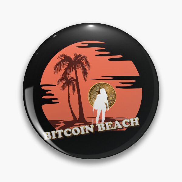 Item preview, Bitcoin Beach Surfer Girl Silhouette, El Zonte, El Salvador designed and sold by johnta17.