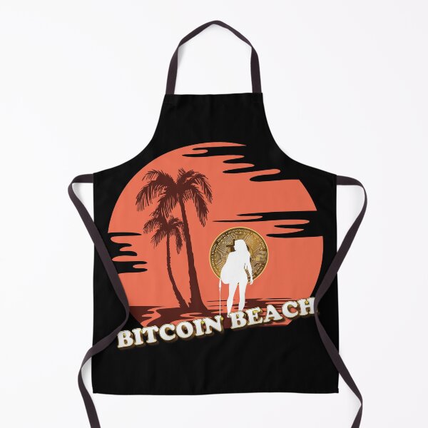 Item preview, Bitcoin Beach Surfer Girl Silhouette, El Zonte, El Salvador designed and sold by johnta17.