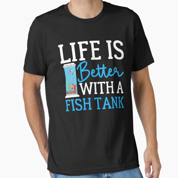 Artikel-Vorschau von Das Leben ist besser mit einem Aquarium Salzwasseraquarium Aquarianer Geschenkidee Fischhalter, designt und verkauft von Bimastore.