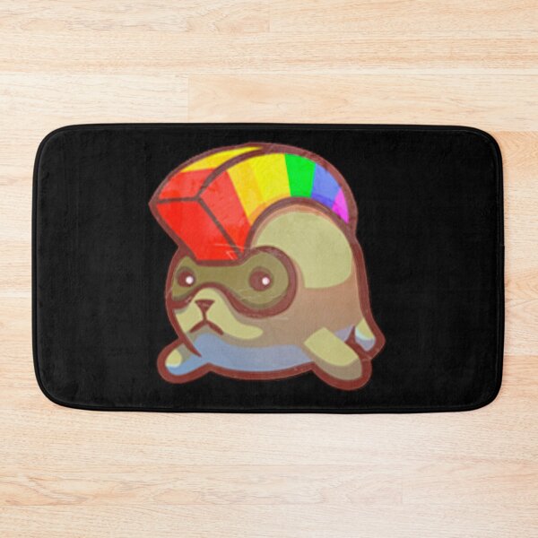 Item preview, Cute hamster with rainbow mohawk designed and sold by si3iy.
