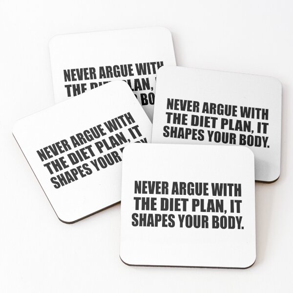 Item preview, Never argue with the diet plan, it shapes your body designed and sold by Colorfulandfun.
