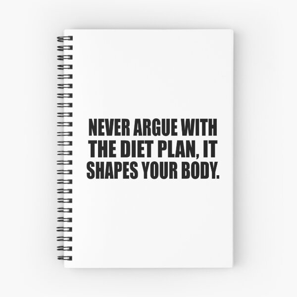 Item preview, Never argue with the diet plan, it shapes your body designed and sold by Colorfulandfun.