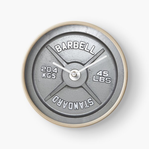 Barbell Plate Clock