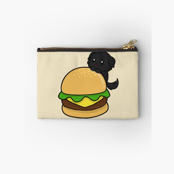 Item preview, dog and burger chibi designed and sold by EveryCuteThings.