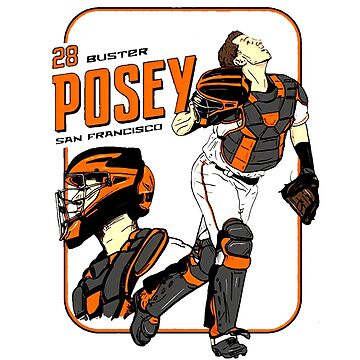 Buster Posey Jersey Sticker Cap for Sale by ramonaaeqvenita