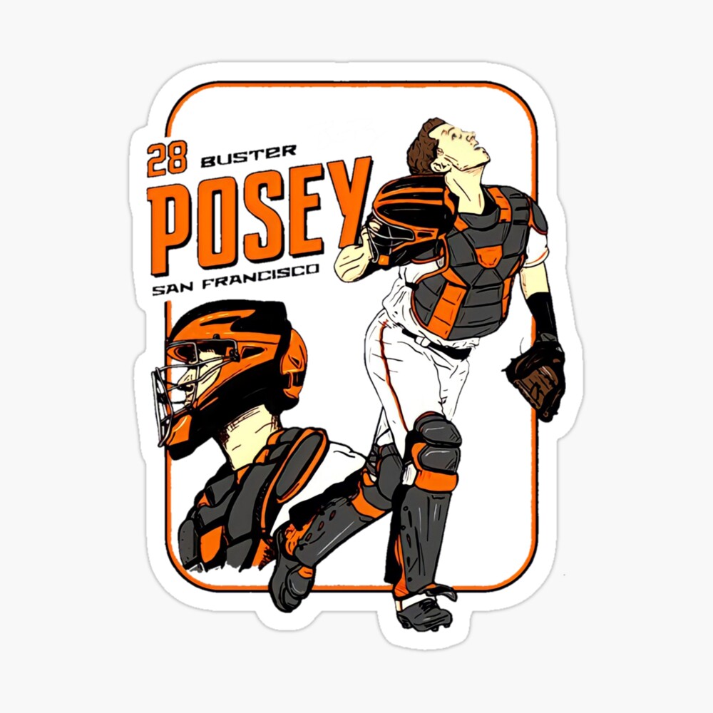 Buster Posey Jersey Sticker Sticker for Sale by ramonaaeqvenita