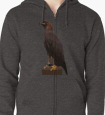 Golden Eagle Zipped Hoodie