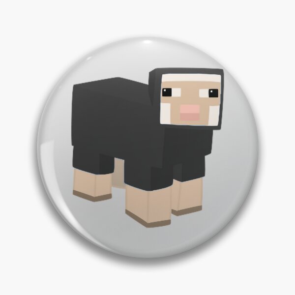Item preview, Cute Minecraft Black Sheep designed and sold by ddkart.