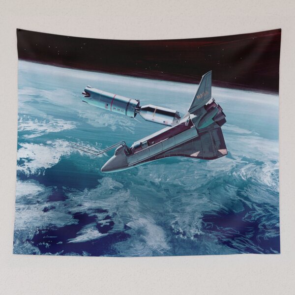 Aperçu de l'œuvre Charge utile de la navette - 1978 Concept Art créée et vendue par arthook.