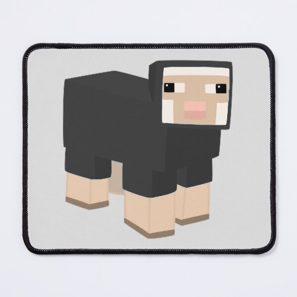 Item preview, Cute Minecraft Black Sheep designed and sold by ddkart.