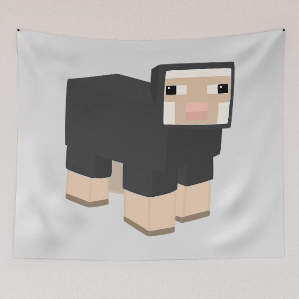 Artikelvorschau, Nettes schwarzes Minecraft-Schaf entworfen und verkauft von ddkart.