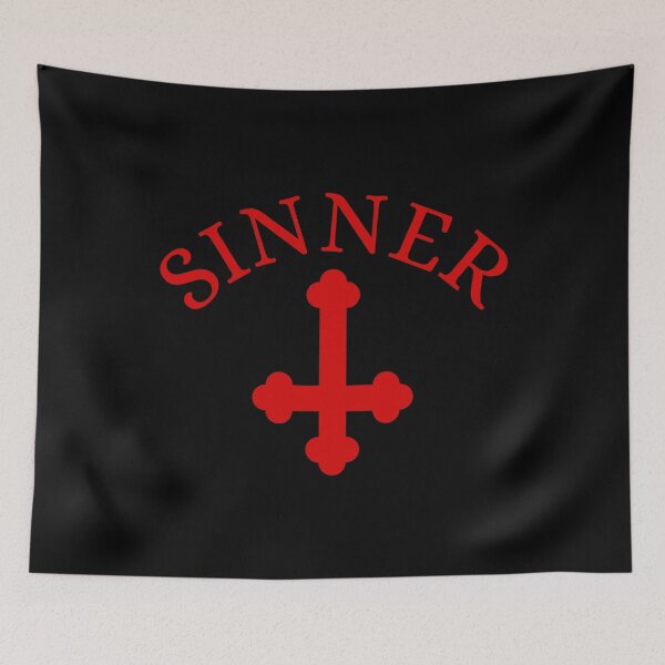 Item preview, Sinner - inverted cross - cool motorcycle helmet design designed and sold by yoshra.