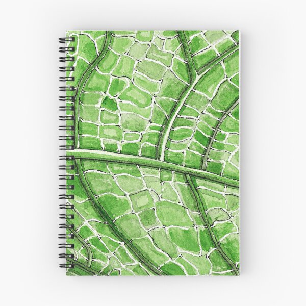 Item preview, Leaf detail, Veins and Cells on the underside, Nature Art, Ink and Watercolor designed and sold by HBBArtShop.