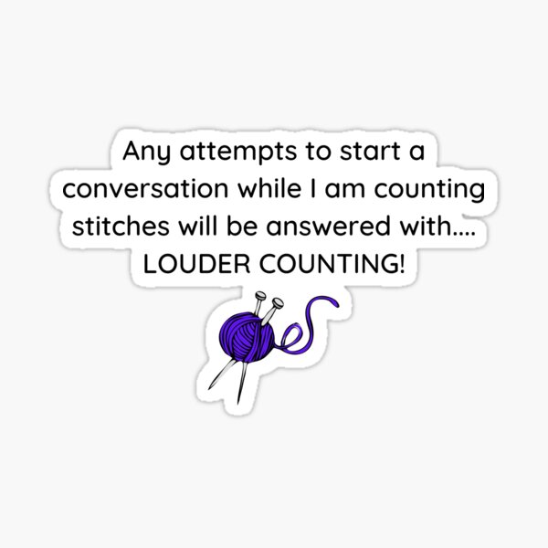 Louder Counting Sticker