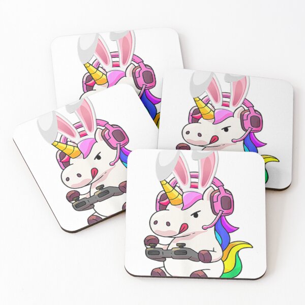 Artikelvorschau, Fröhliches Osterhasen-Einhorn-Ei-Gaming-Jungen-Mädchen-Kindergamer-T-Shirt entworfen und verkauft von selimane.