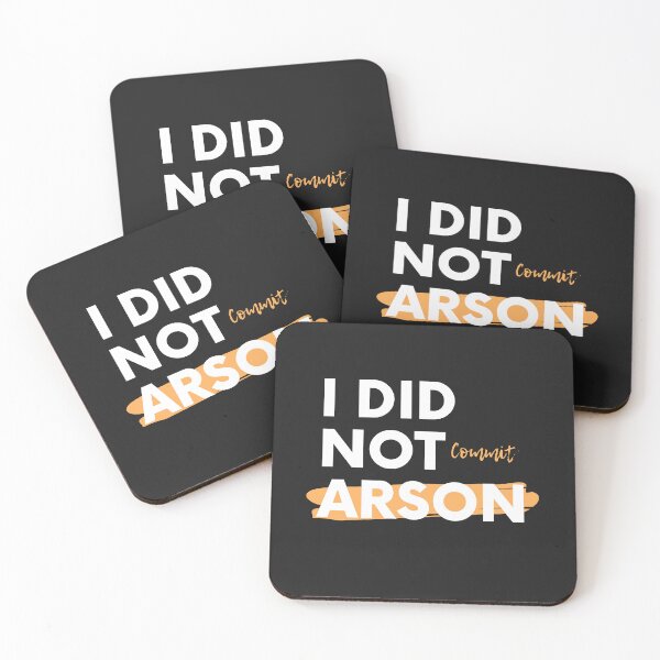 Item preview, i did not commit arson designed and sold by Best-Designers.