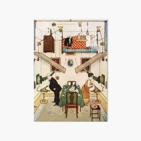 Item preview, “Ideal Home - Spare Room” by W Heath Robinson designed and sold by PatricianneK.