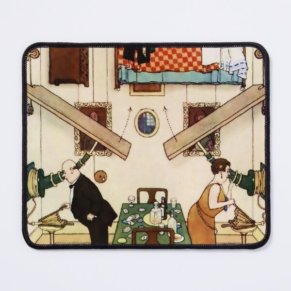 Item preview, “Ideal Home - Spare Room” by W Heath Robinson designed and sold by PatricianneK.