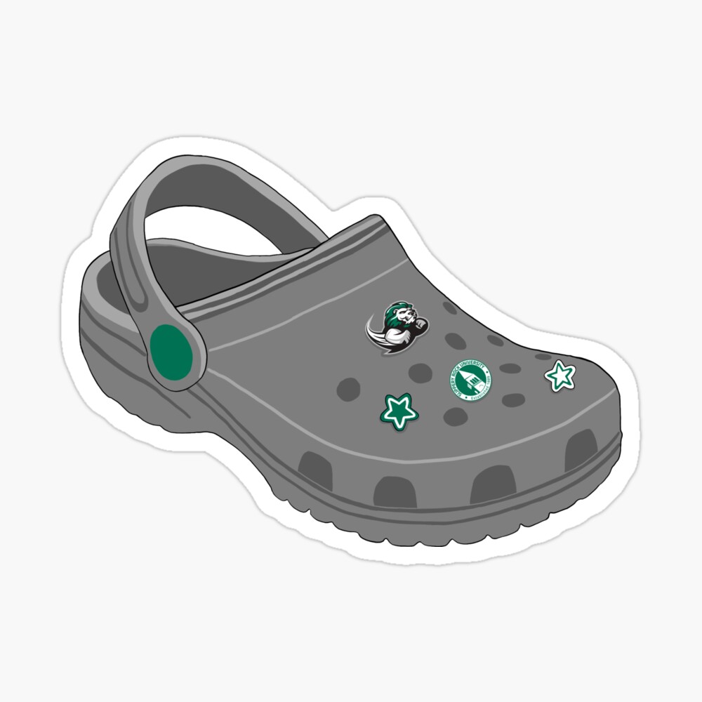 CROCS shoes green font STICKER decal laptop car water bottle skate jibbitz  | eBay