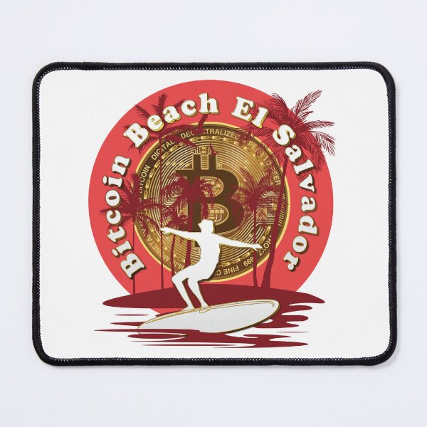 Item preview, Bitcoin Beach, El Zonte, El Salvador - Surfer designed and sold by johnta17.