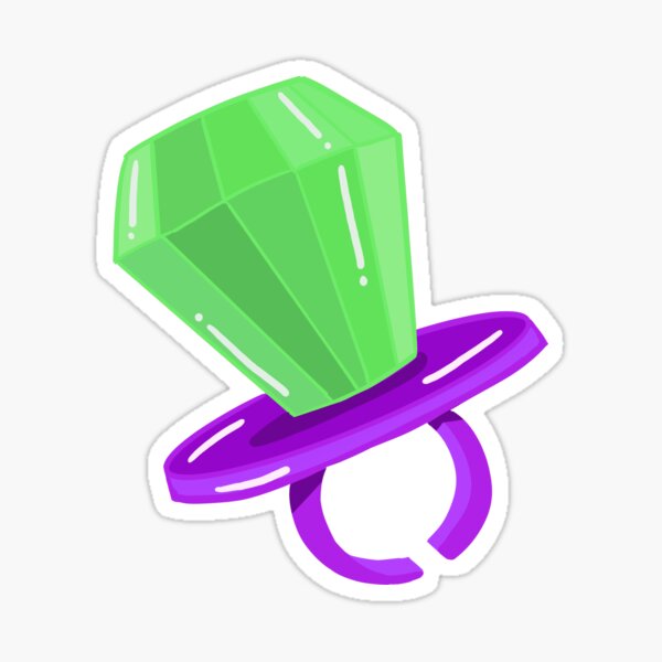 "Ring pop lollipop green apple" Sticker for Sale by FunIlustrations