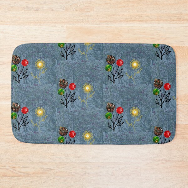 Item preview, Unique Beautiful Pastel Gemstone Flowers Upon A Pastel Floral Background For Flower Lovers & Nature Lovers  designed and sold by haRexia.